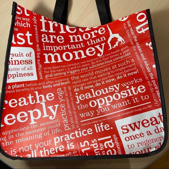 Lululemon Athletica: Shopping Bag 🛍 Measurements: H 14” x L 15" x W 6.25" - Picture 4 of 5